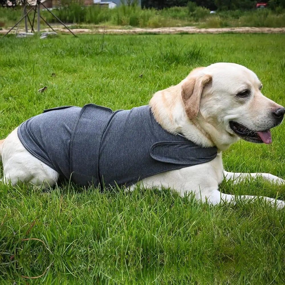 Breathable Dog Anxiety Jacket Soft Comfortable Anti Anxiety Pet Coat Adjustable Warm Dog Calming Wrap Clothes Outdoor