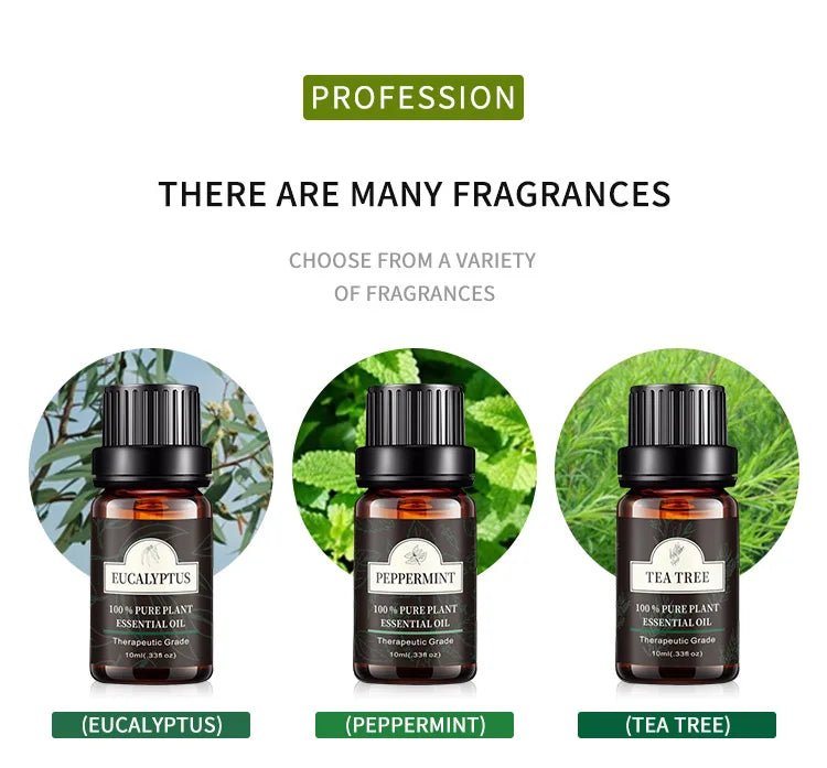 High Quality 100% Pure 10ml Lavender Oil Aromatherapy Essential Oils For Diffuser Relaxation Calming Lavender Rose Lemon Oil