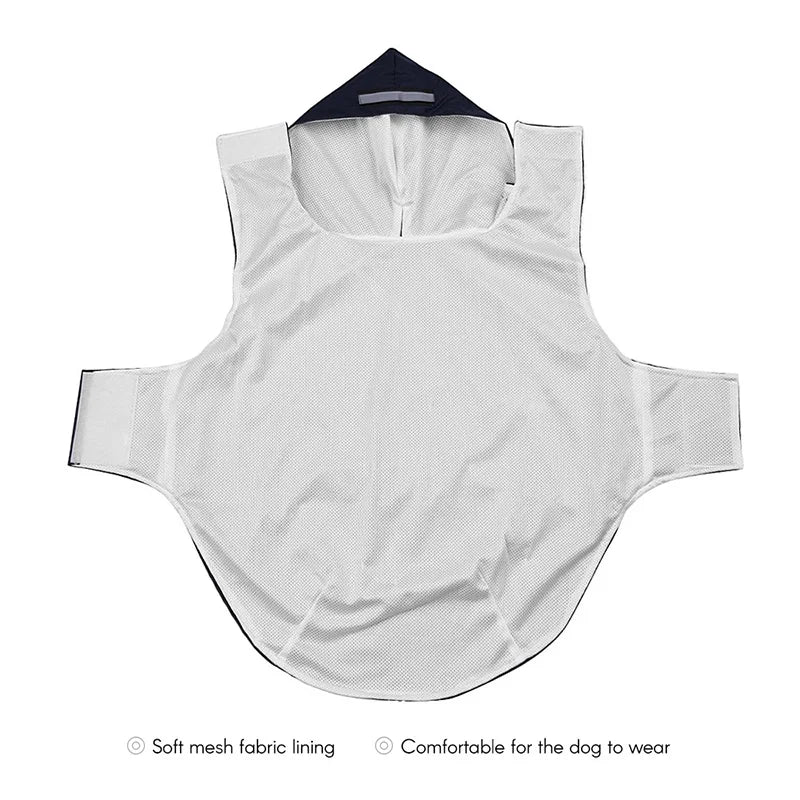 Dog Raincoat Small Large Dogs Waterproof Pet Clothes Reflective Dogs Rain Coats Hooded Jacket Raincoat Chihuahua Pet Supplies